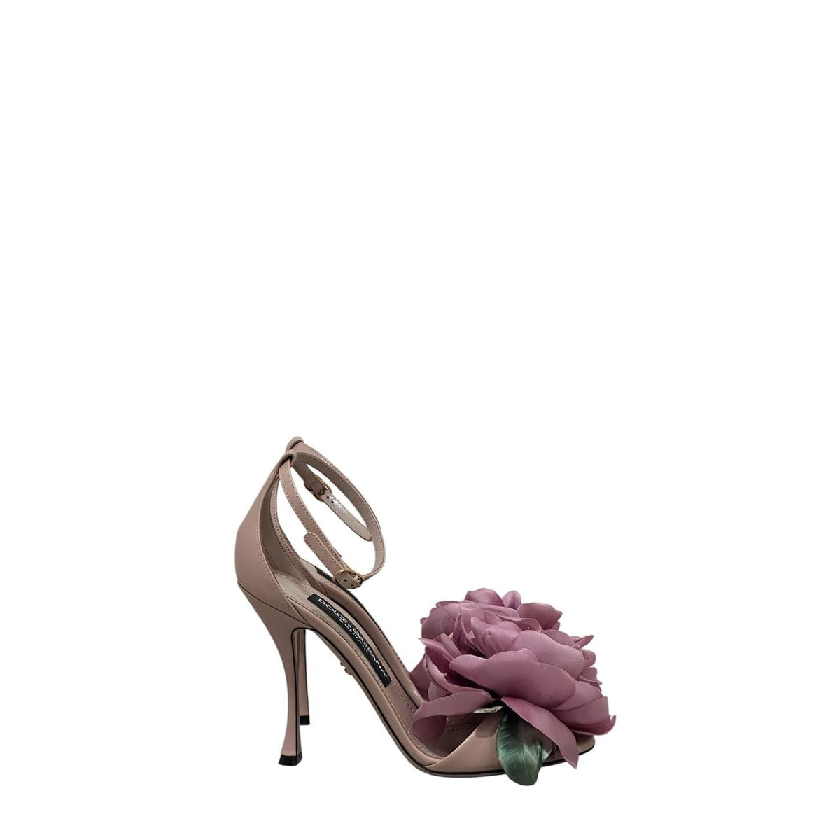 NWB Dolce & GabbanaDesirée Floral Stiletto Sandals Pink SZ.37 pre-owned
