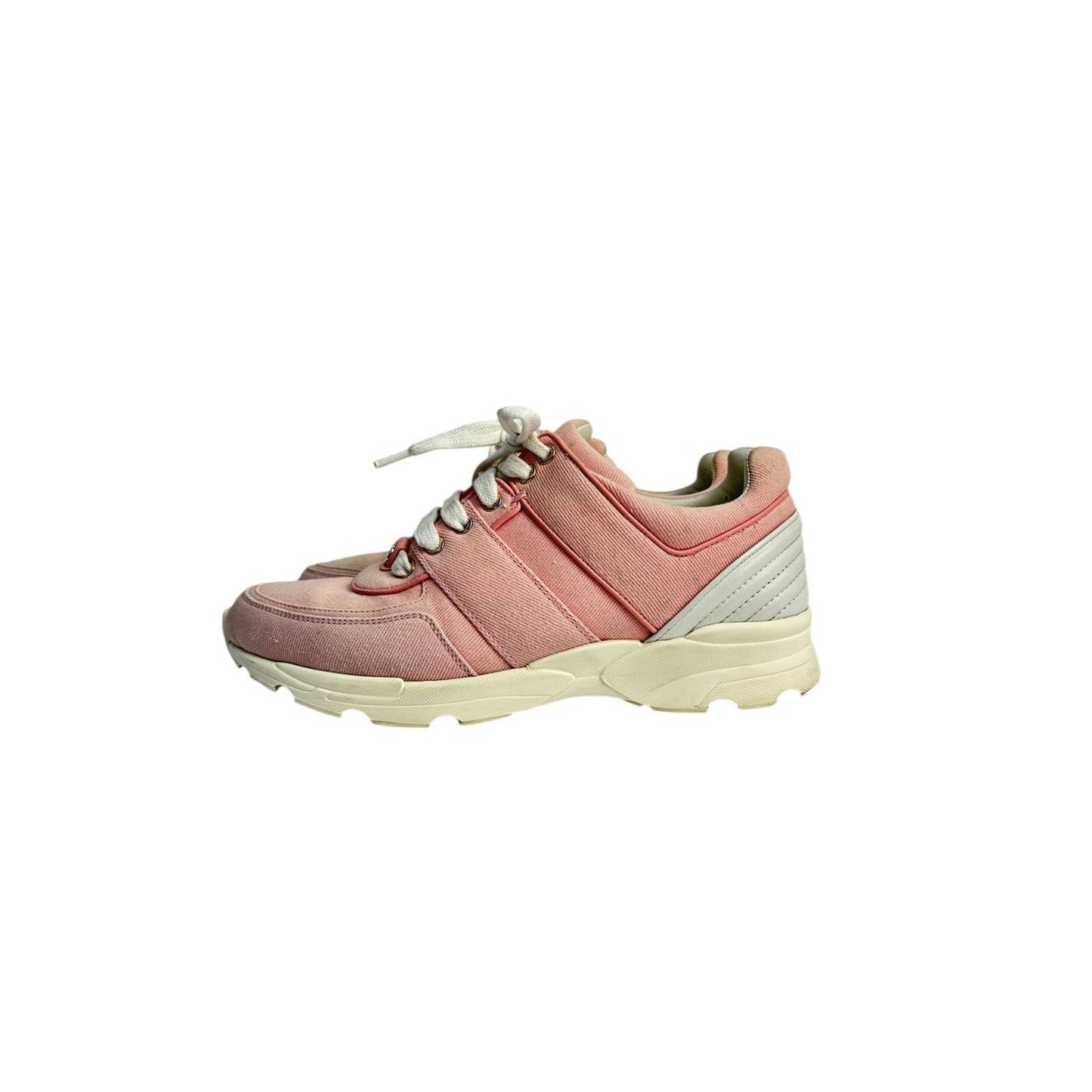 Chanel Pink Sporty Sneakers Sz.38 Pre-owned
