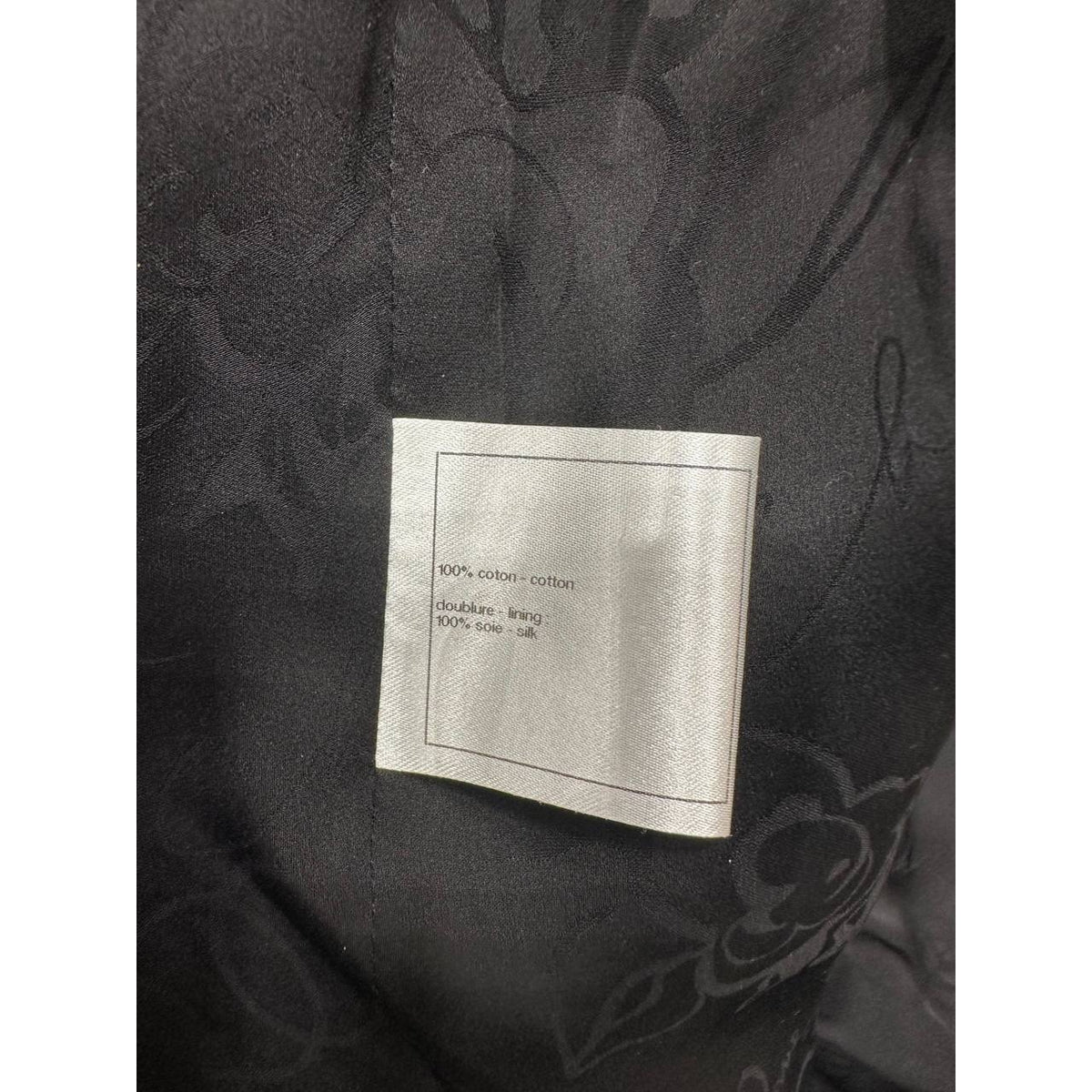 Chanel 2013 Cruise Versailles Black Tweed Jacket CC Buttons Size 40 Pre-owned