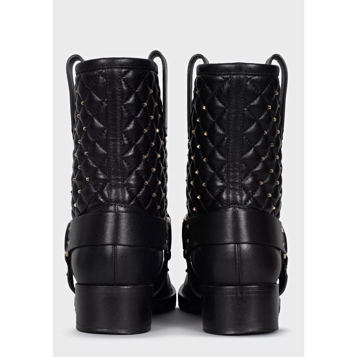 Valentino Rockstud Leather Ankle Boots - EU 36.5 Pre-owned