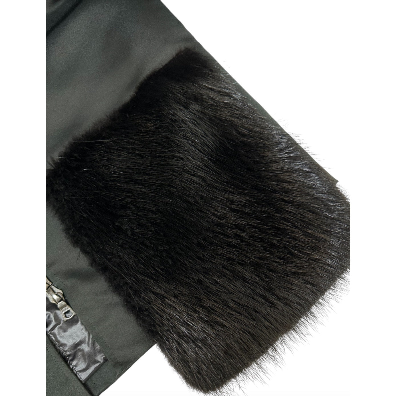 Vera Wang Pre-Fall 2014 Polyester Fur Pockets Coat Sz.40 Pre-owned