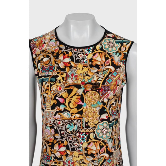 Louis Vuitton Multicolor Geometric Sleeveless Dress Sz.M pre-owned