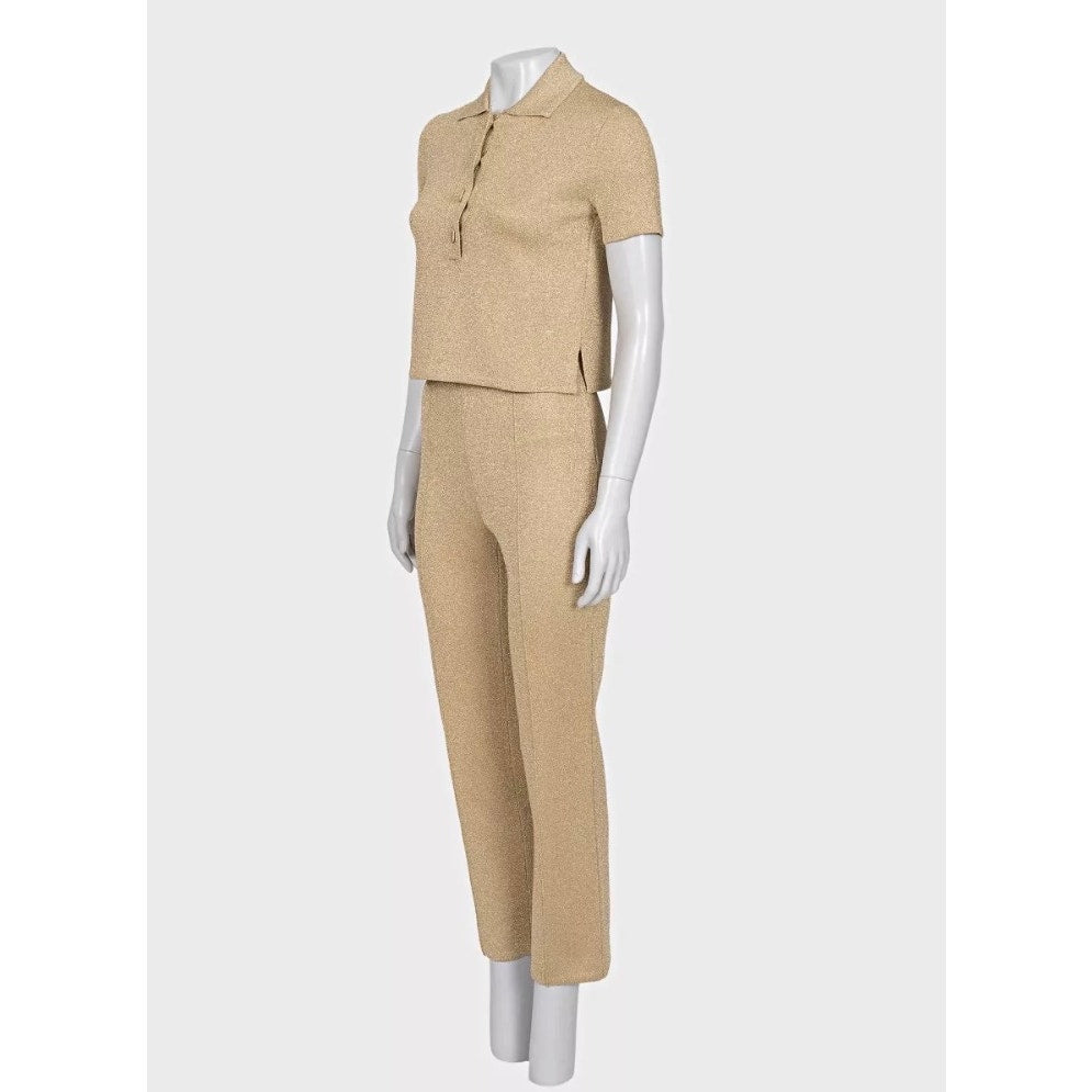 NWOT Christian Dior Gold-Tone Suit Sz.34 Pre-owned