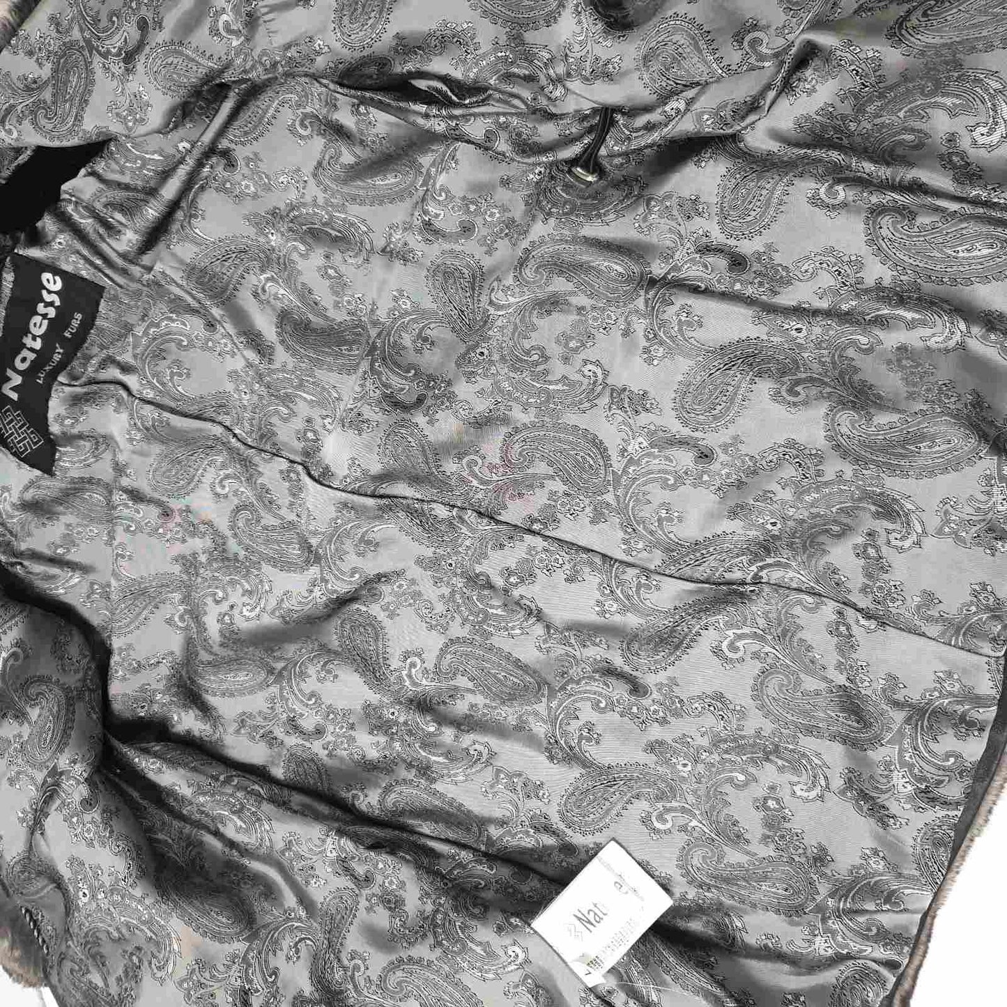 Natesse Chinchilla Fur Coat - Size L Pre-owned