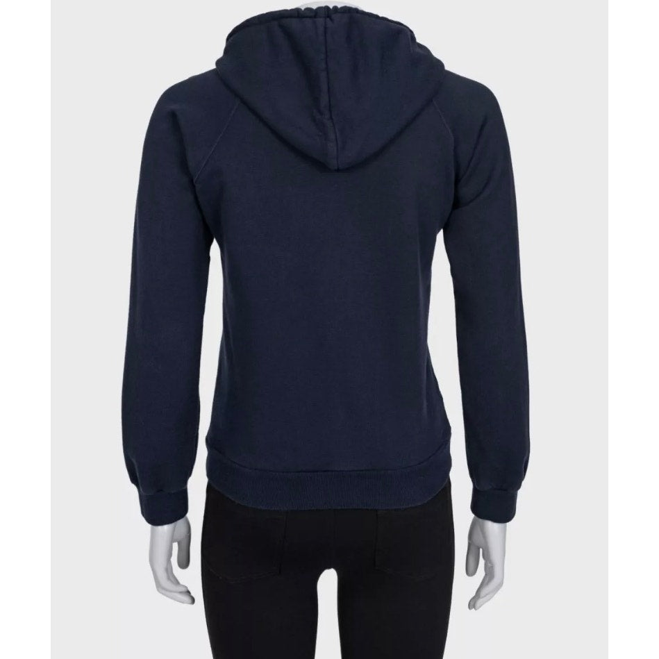 Celine Blue Cotton Cashmere Hoodie - Size XS Pre-owned