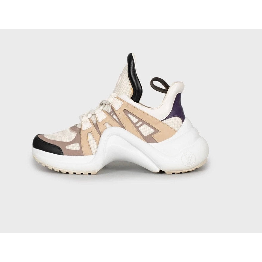 Louis Vuitton Archlight White Leather Sneakers, EU 37 Pre-owned