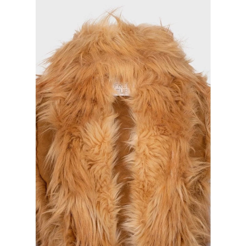 NWT Stella McCartney Orange Faux Fur Vest Size S  Pre-owned