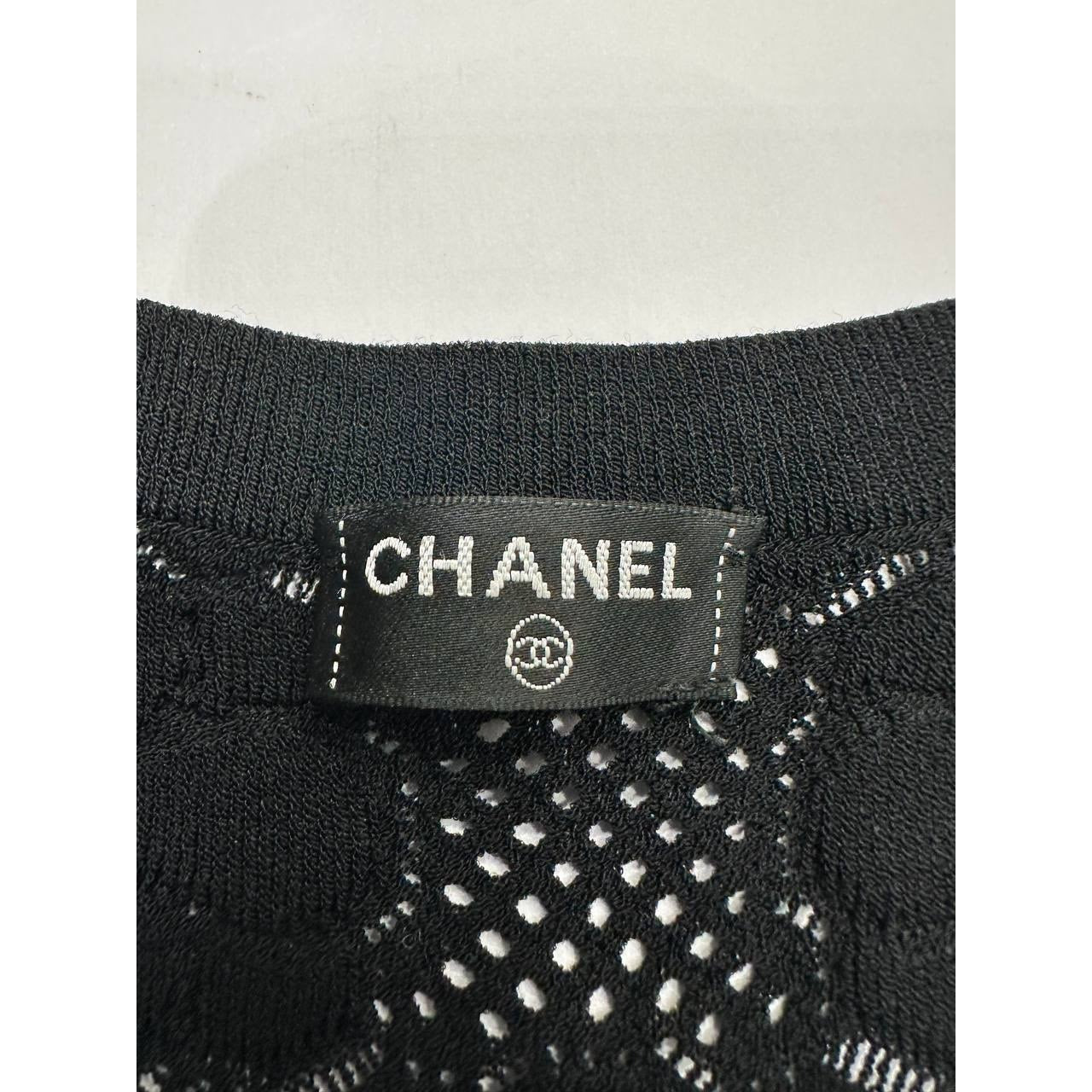 Chanel Camellia Patern Top Sz. S-M  Pre-owned