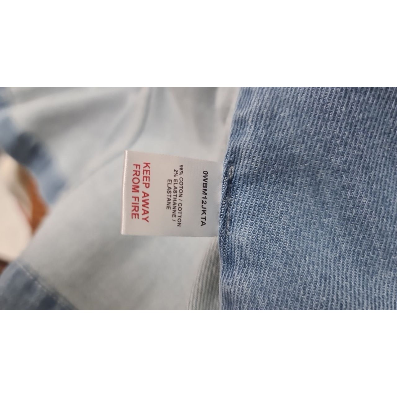 Christian Dior Girl's Double-breasted Denim Jacket Sz.10 years Pre-owned