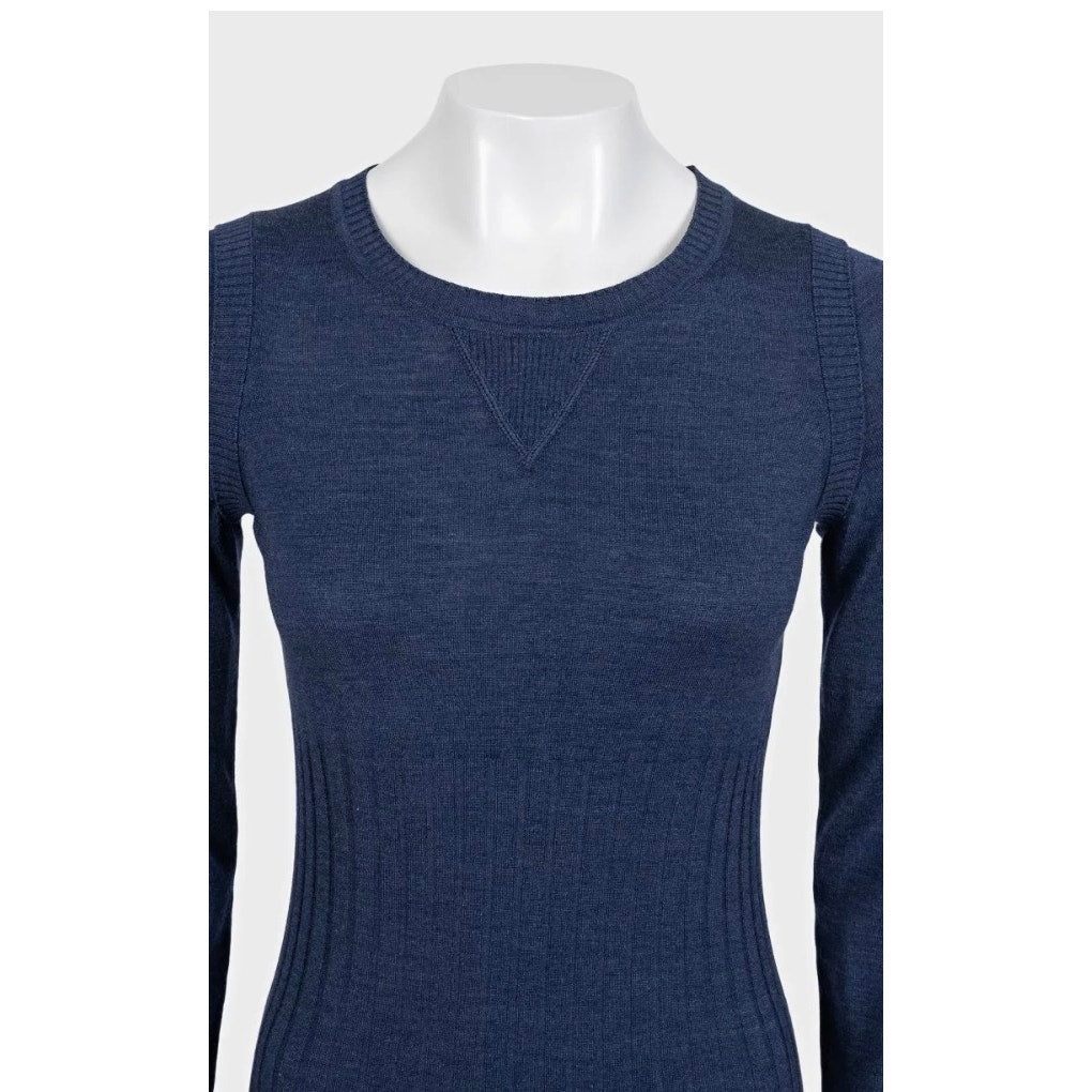 Chanel Fitted Wool & Silk Dress Sz.36 Pre-owned