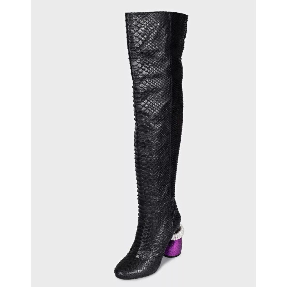 Dries Van NotenLambskin Over Knee Boots - EU 38 Pre-owned