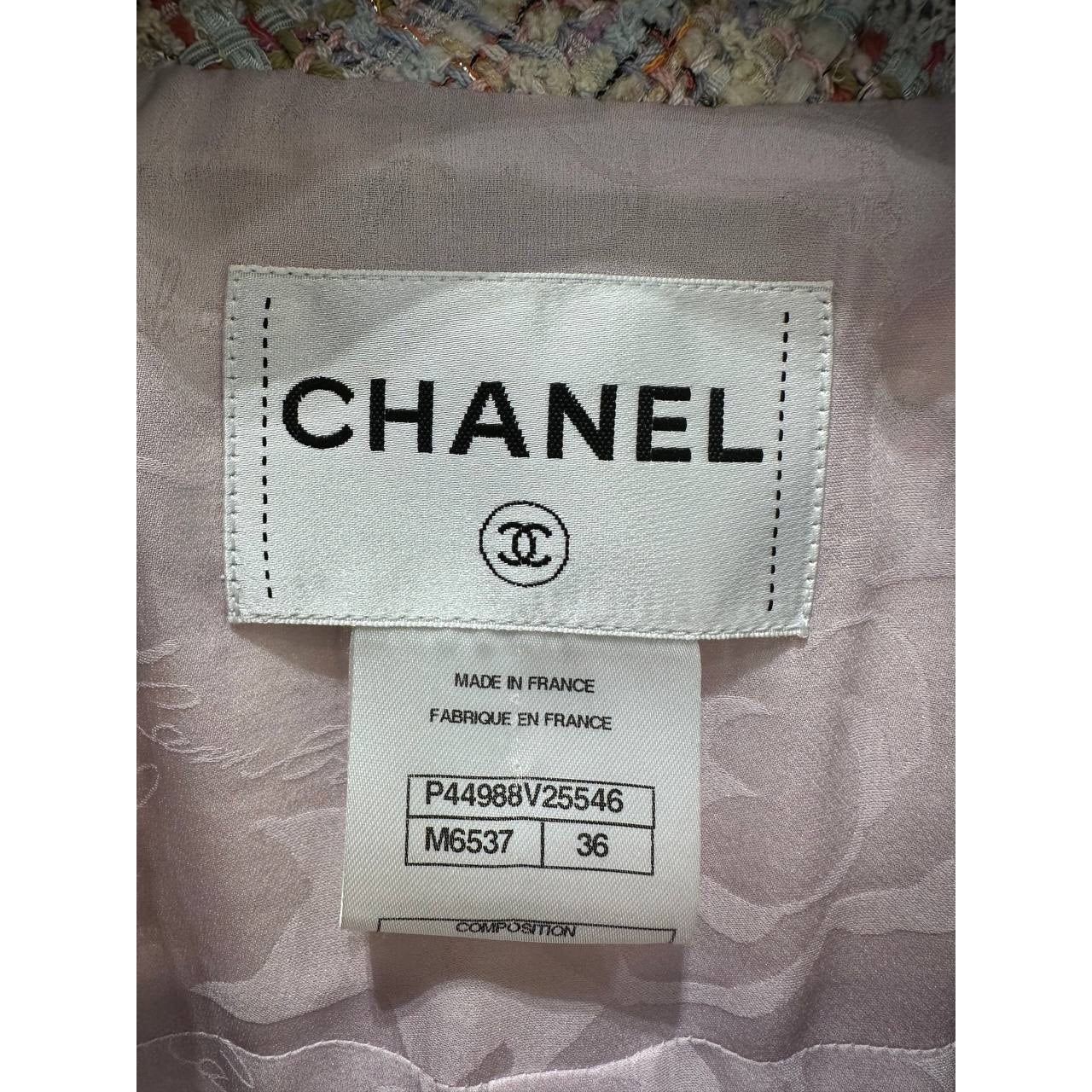 CHANEL Short Jacket Fantasy Tweed Paris Versailles sz.36 Pre-owned