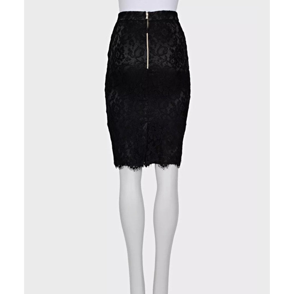 Dolce & Gabbana Black Lace Skirt Sz.XXS Pre-owned