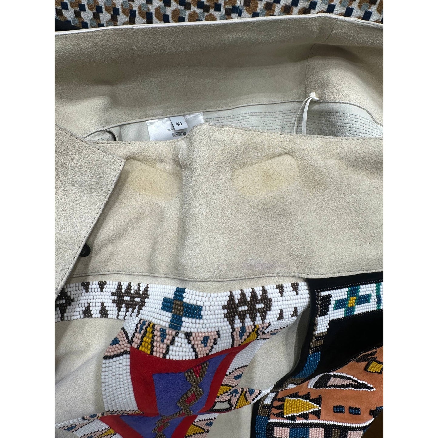 Valentino SS16 Runway Suede Wrap Skirt - IT 40 Pre-owned