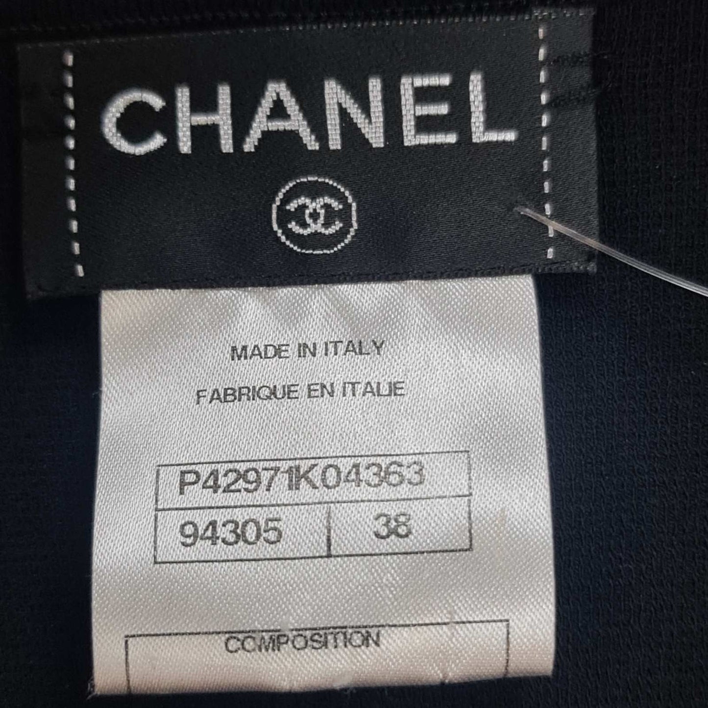 Chanel Black Knit Jacket Size 38 Pre-owned