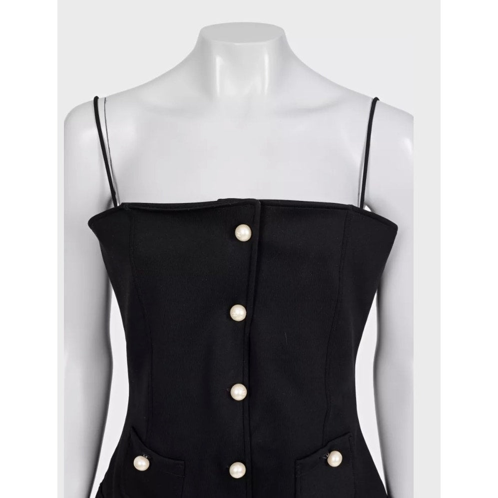 Chanel Black Body with Signature Buttons – Size FR40 / L pre-owned