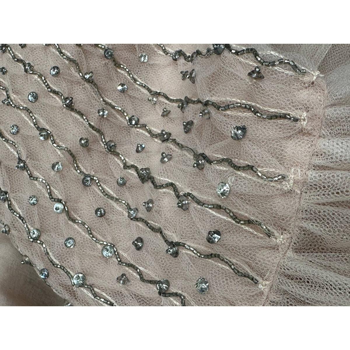 Valentino Blush Pink Embellished Tulle Gown Sz.40 Pre-owned