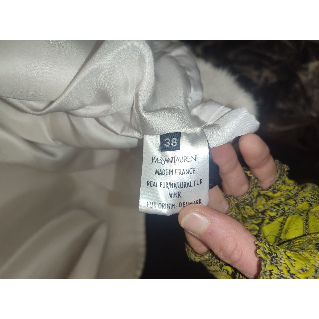 Saint Laurent Cropped Coat FR 38/M pre-owned