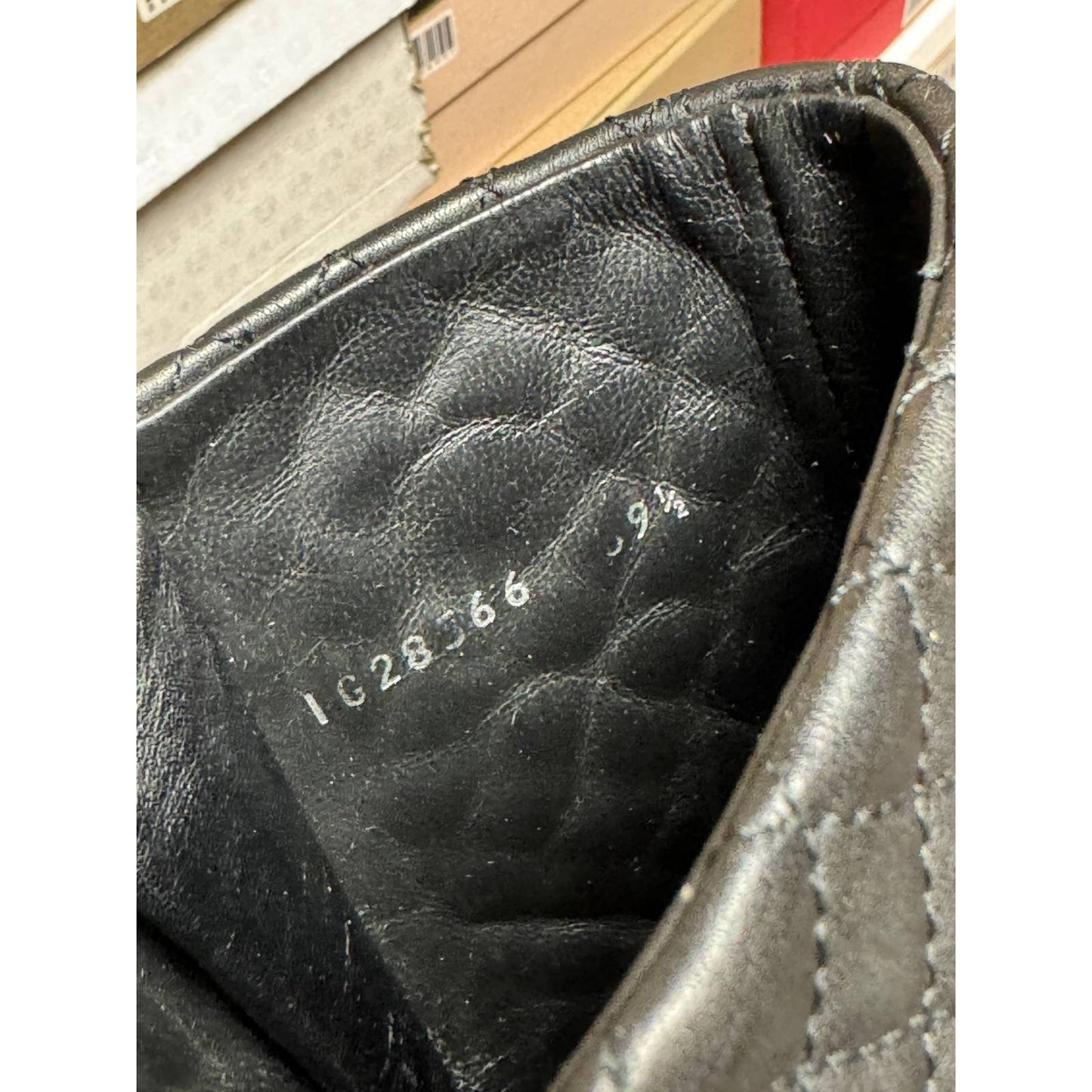 Chanel Black Quilted Leather Over-The-Knee Boots Sz.39,5 Pre-owned