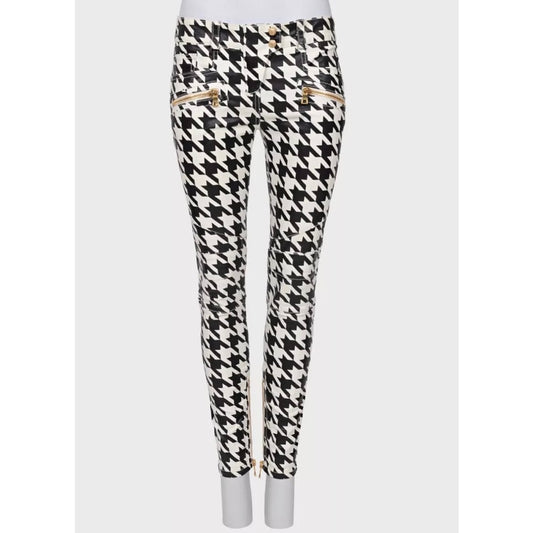 Balmain Houndstooth Tapered Pants - FR 38/M Pre-owned