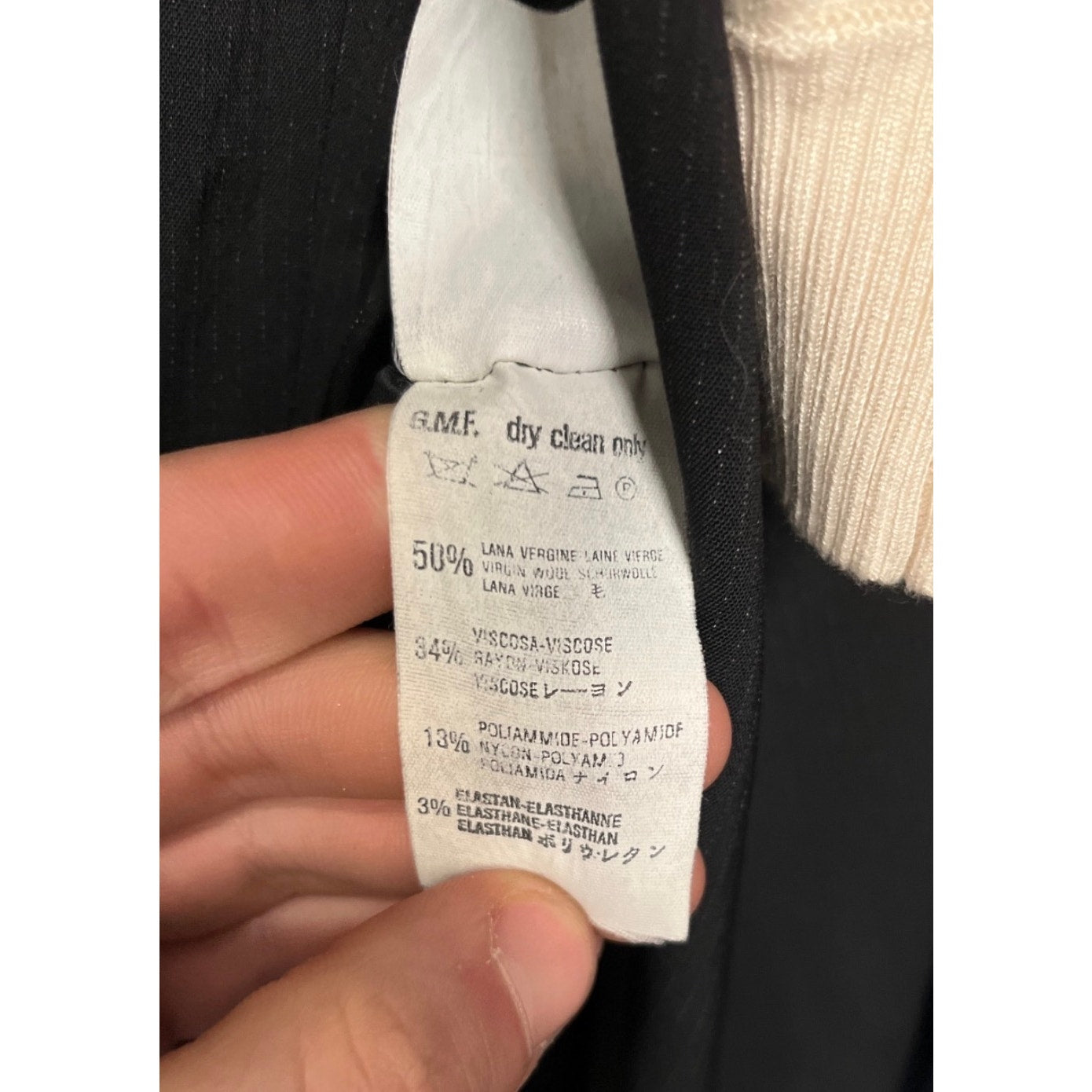 Gianfranco Ferré Black Wool Suit - US8/L Pre-owned