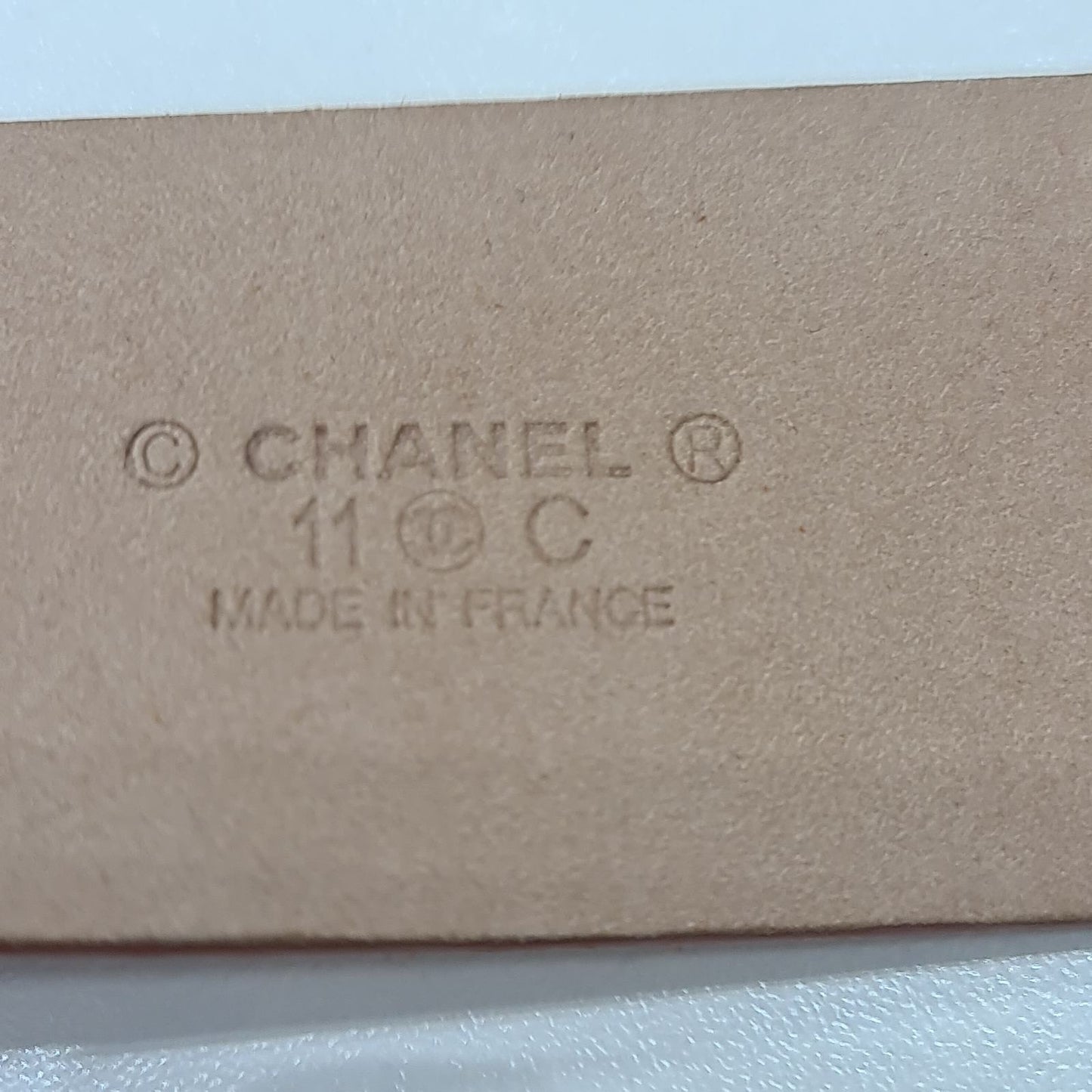 NWOB Chanel Suede Belt Cruise 2011 - Size 85 pre-owned