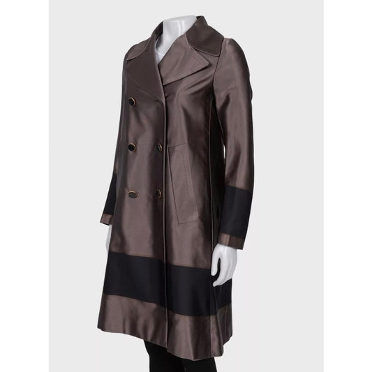 Gucci Double-Breasted A-Line Coat - IT 40 / S Pre-owned