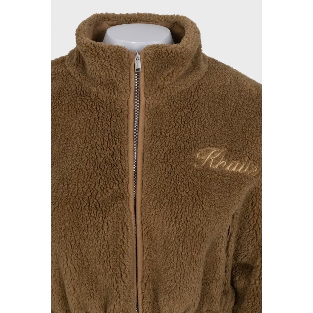 Khaite Brown Fitted Bomber Jacket  Sz. M Pre-owned