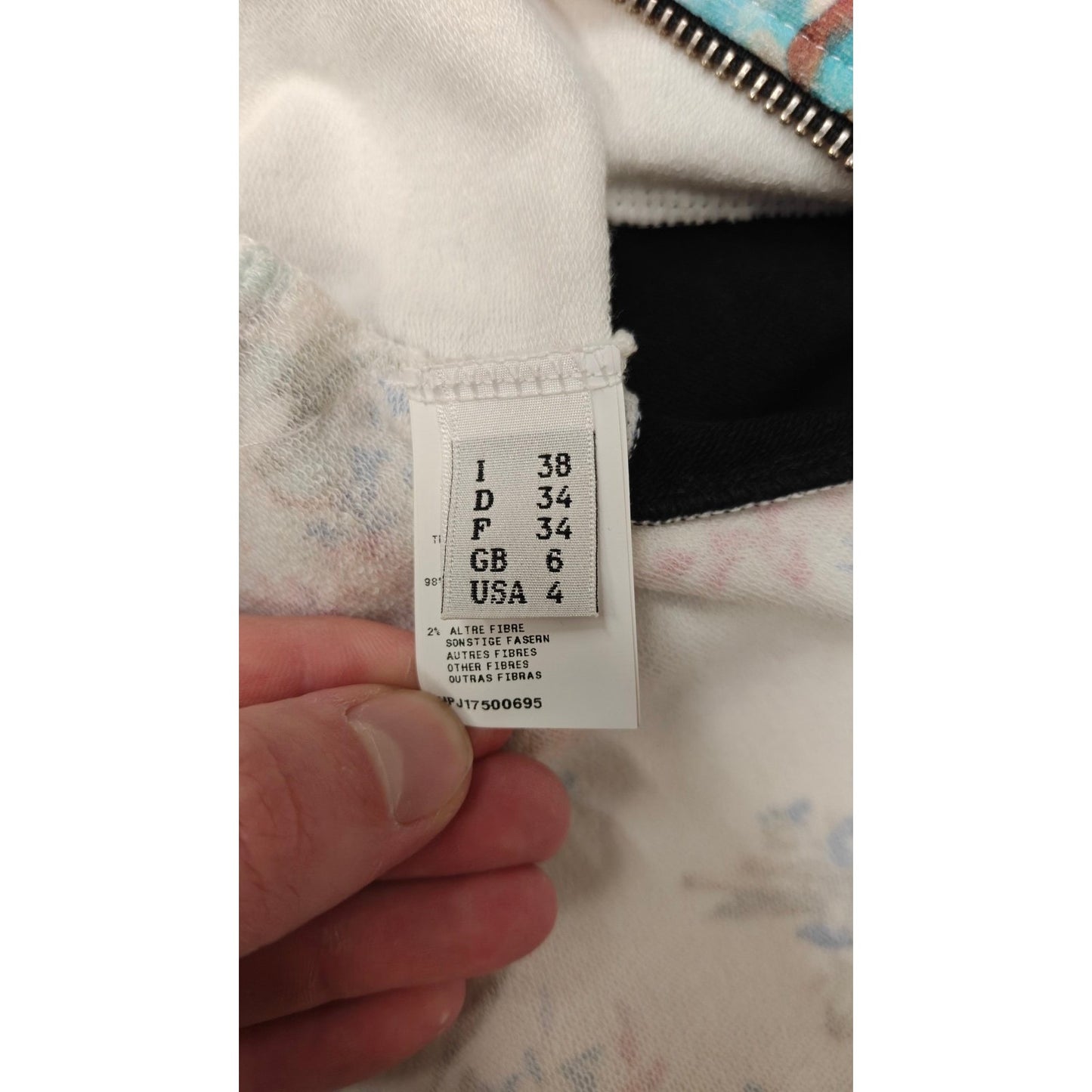 Emanuel Ungaro Floral Cotton Bomber Jacket - Size XS Pre-owned