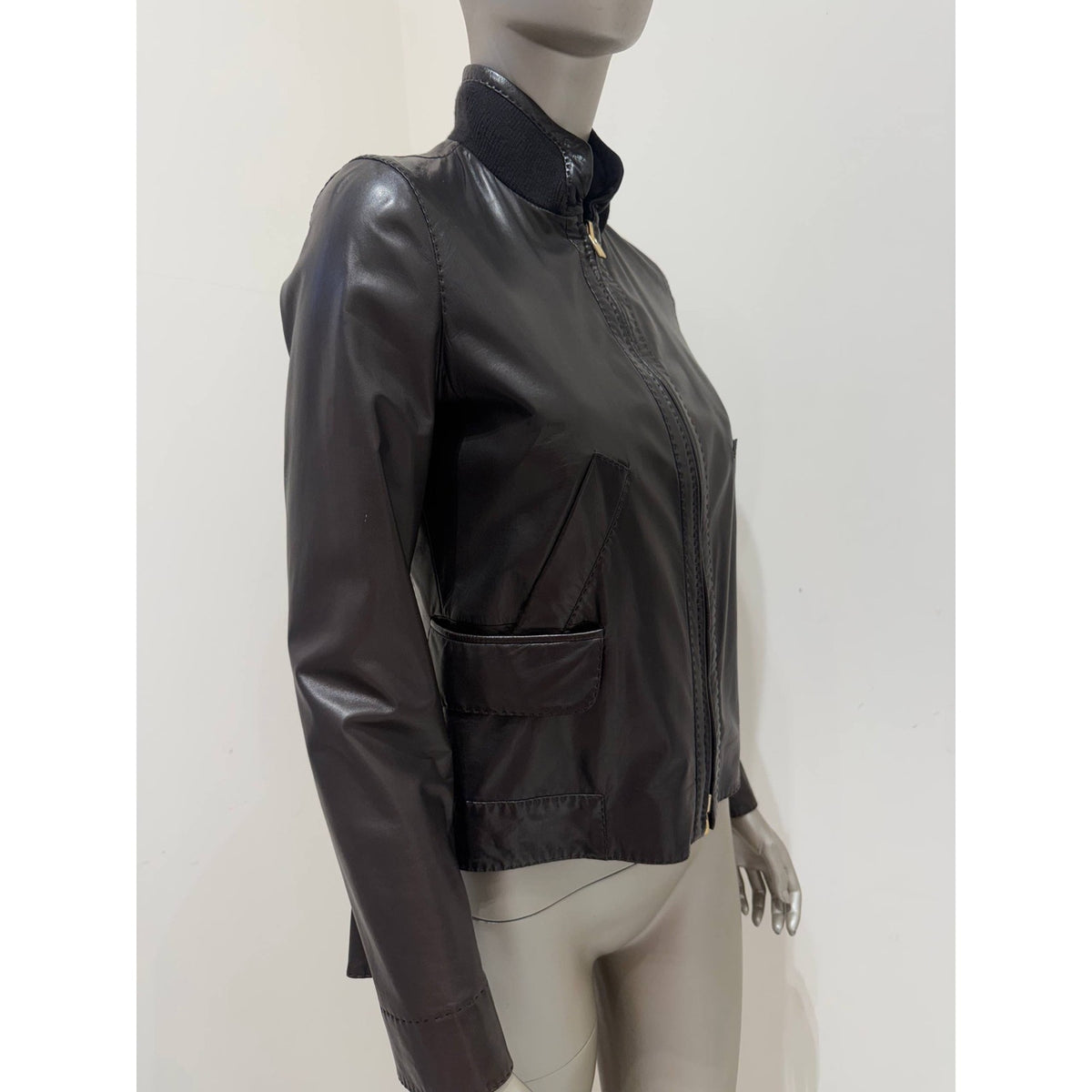 Loro Piana Reversible Brown/Black Jacket - IT 40 Pre-owned
