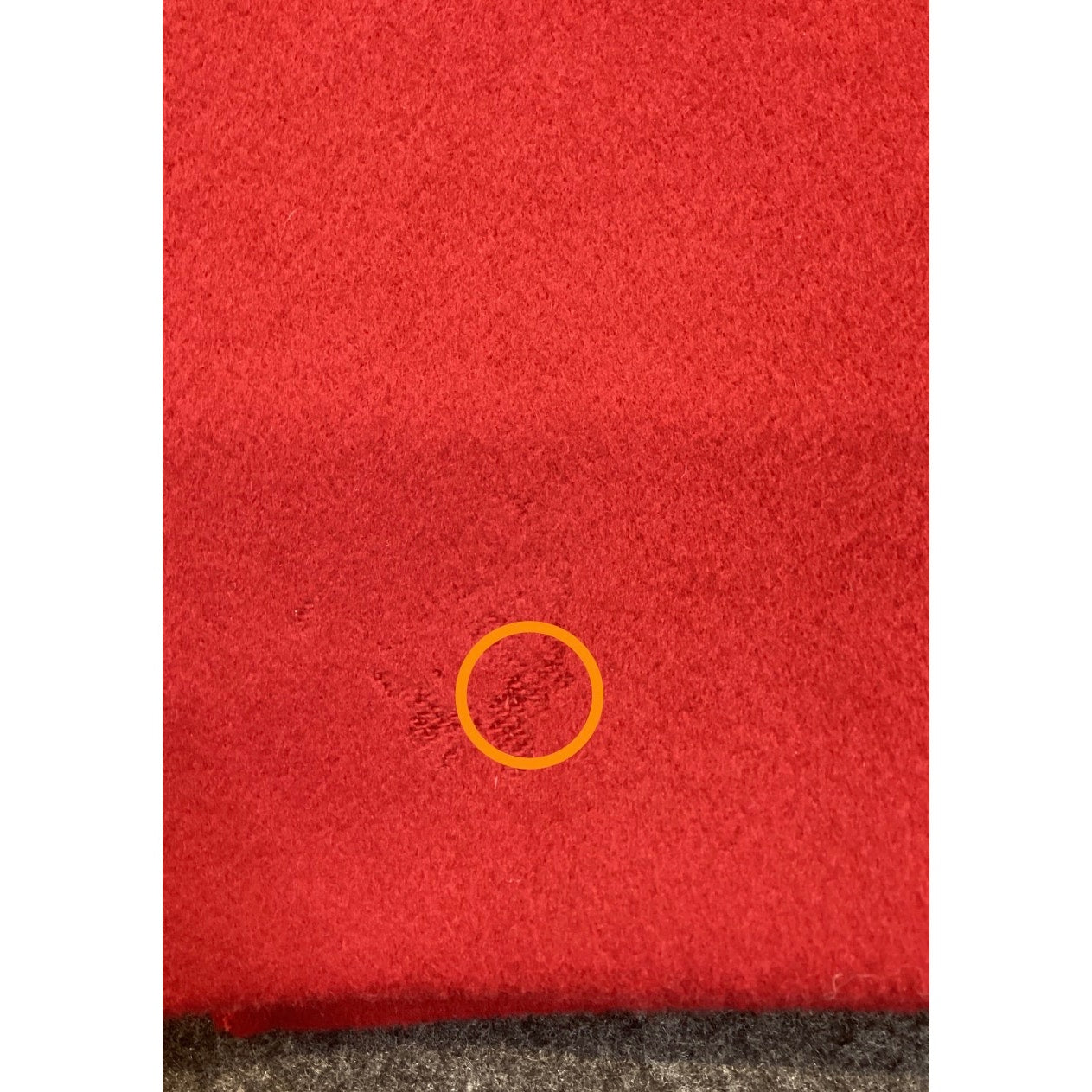 Burberry Red Wool Cashmere Belted Coat UK10 Pre-owned