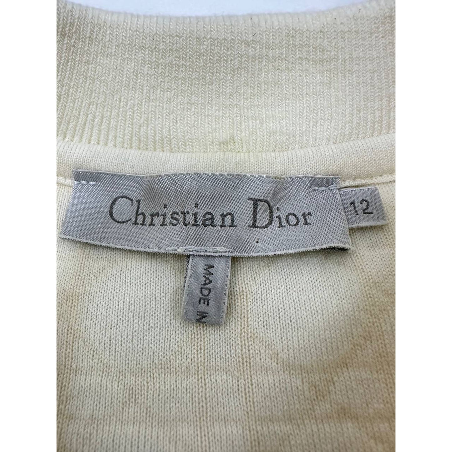 Christian Kids Dior Light Cotton Logo Sweatshirt Sz.12 years Pre-owned