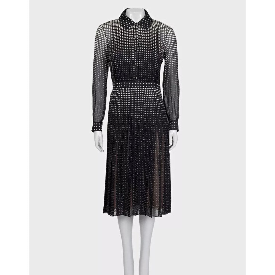 NWT Gucci 2024 Black Silk Fitted Dress - IT40/S pre-owned