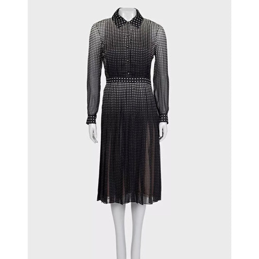 NWT Gucci 2024 Black Silk Fitted Dress - IT40/S pre-owned