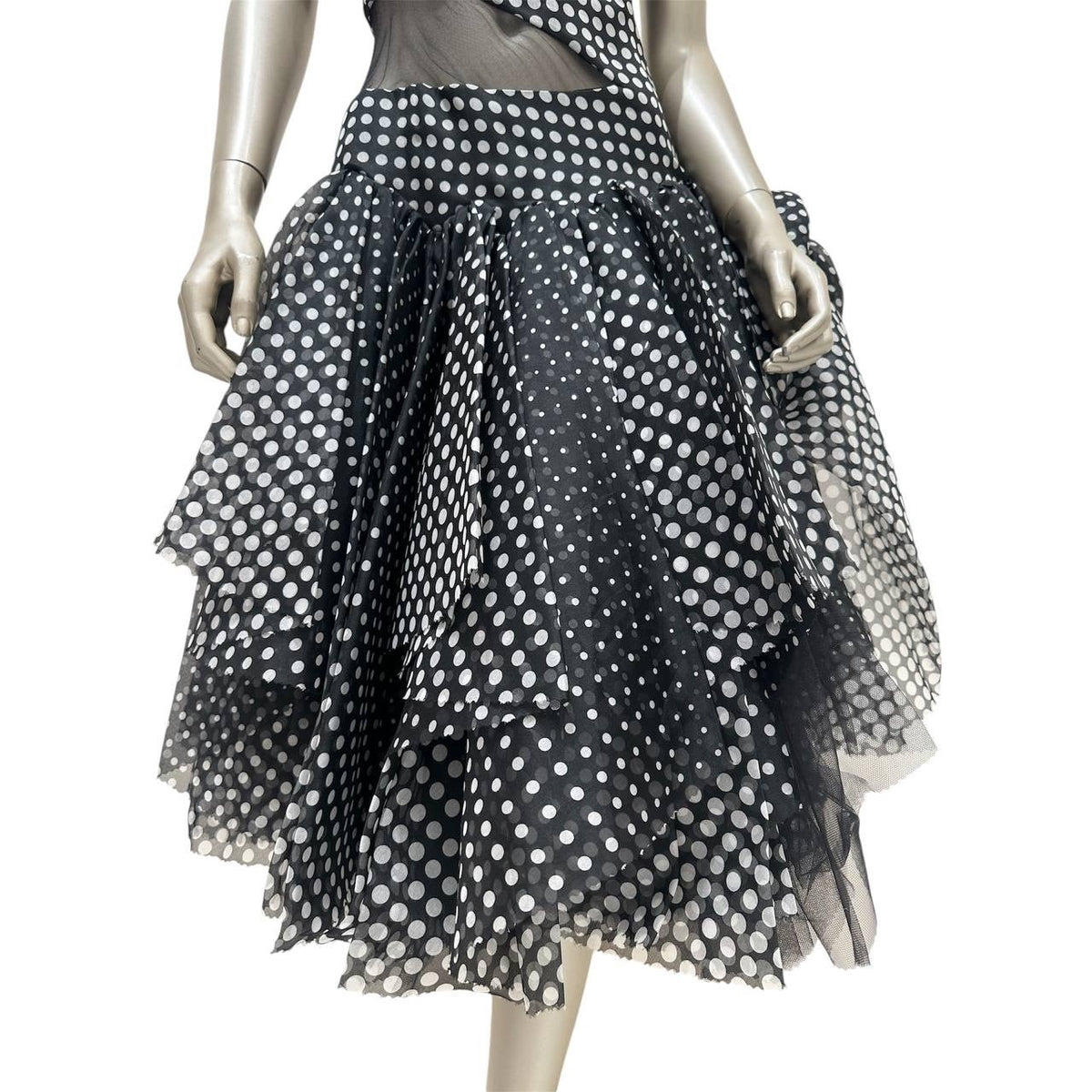Alexander McQueen Polka-Dot Flamenco Dress Sz. S Pre-owned