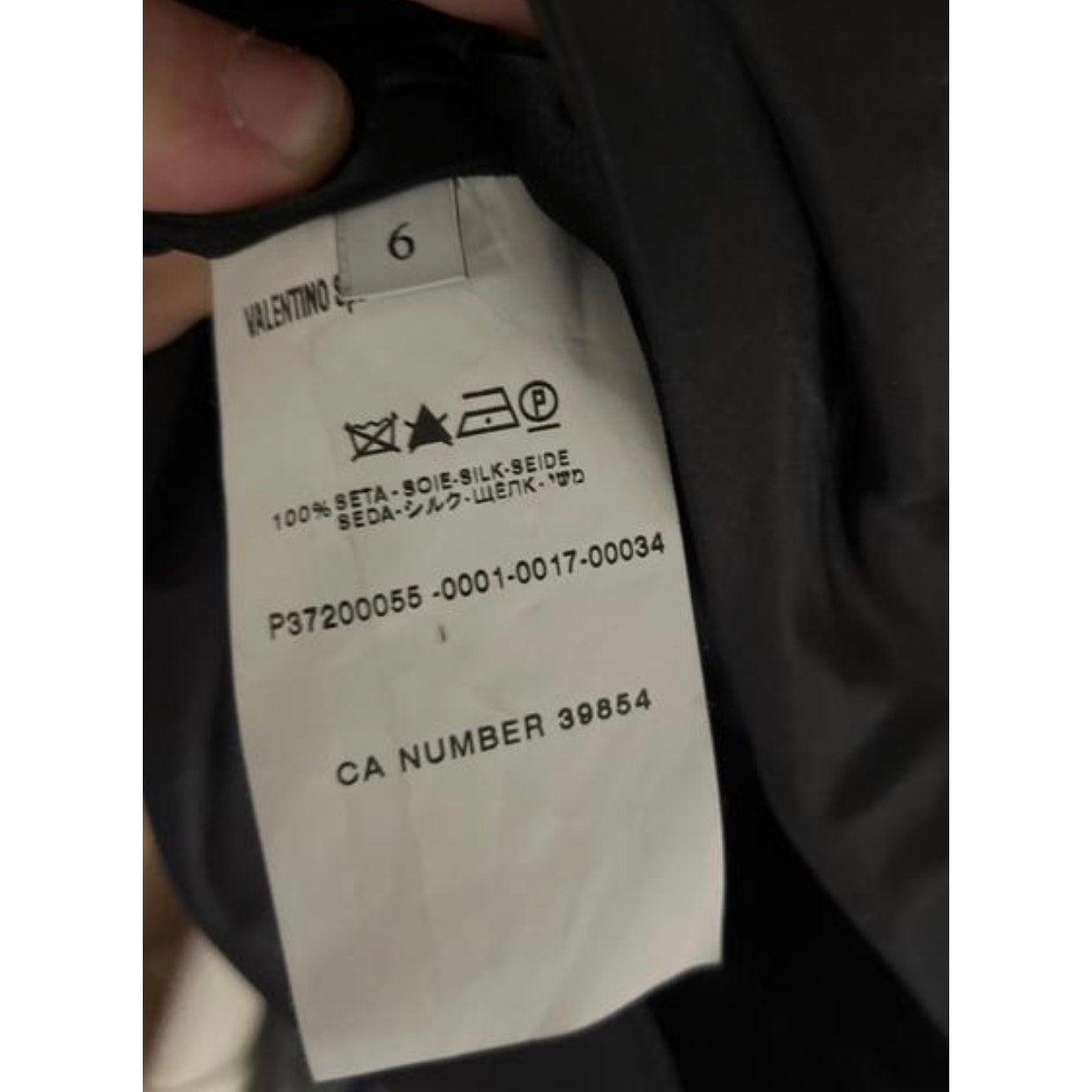 Valentino Black Silk Bow Mini Skirt - Elegant US 6 Pre-owned