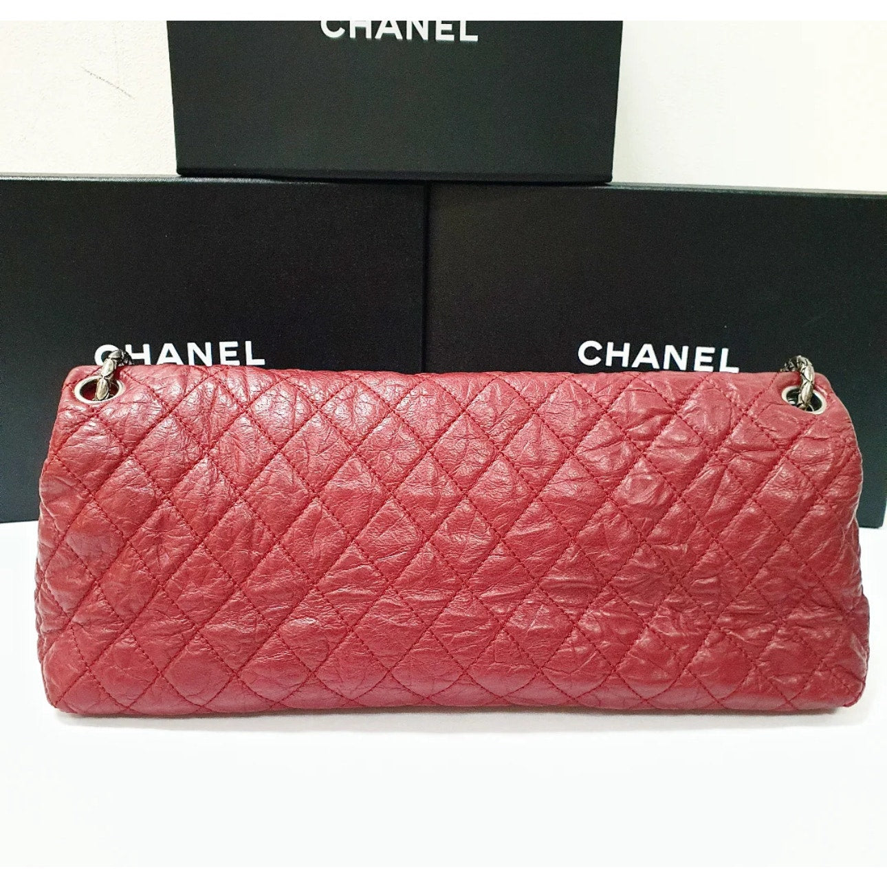 Chanel Red CC Coco Rider Flap Bag Pre-owned