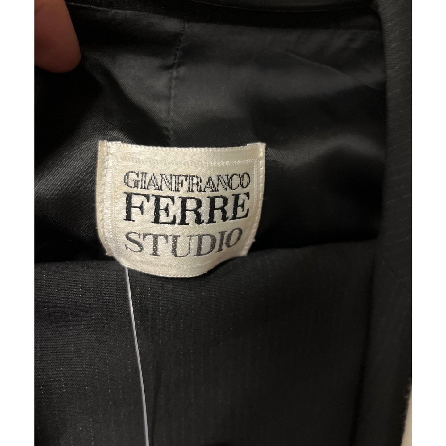 Gianfranco Ferré Black Wool Suit - US8/L Pre-owned