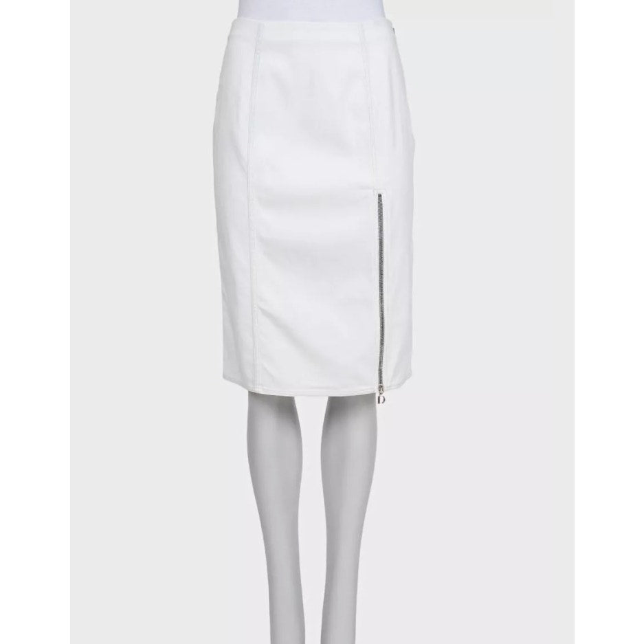 Christian Dior Structured White Jacket Skirt Suit Sz.M Pre-owned