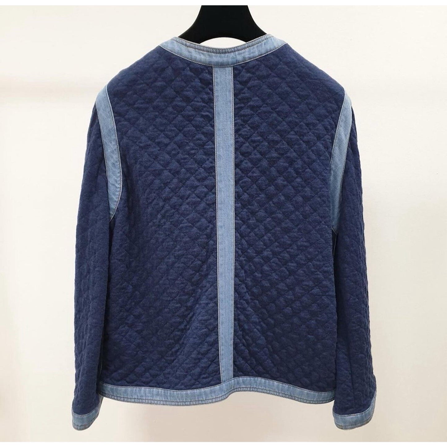 NWT CHANEL 20P Denim Jacket Sz.40 Pre-owned