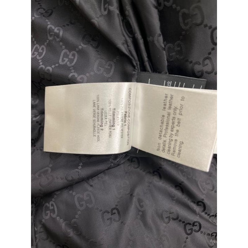 Gucci Black Fitted Jacket Sz.40 Pre-owned