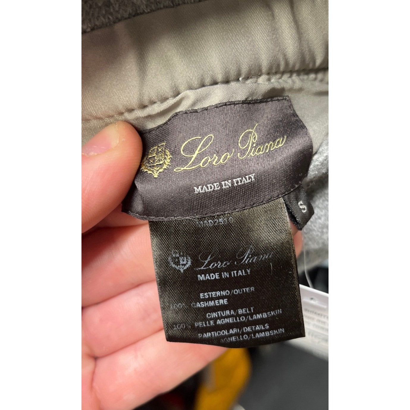 NWOT Loro Piana Reversible Cashmere Coat - Size S pre-owned