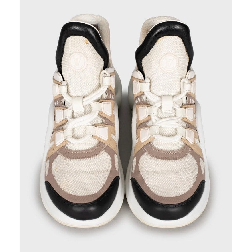 Louis Vuitton Archlight White Leather Sneakers, EU 37 Pre-owned