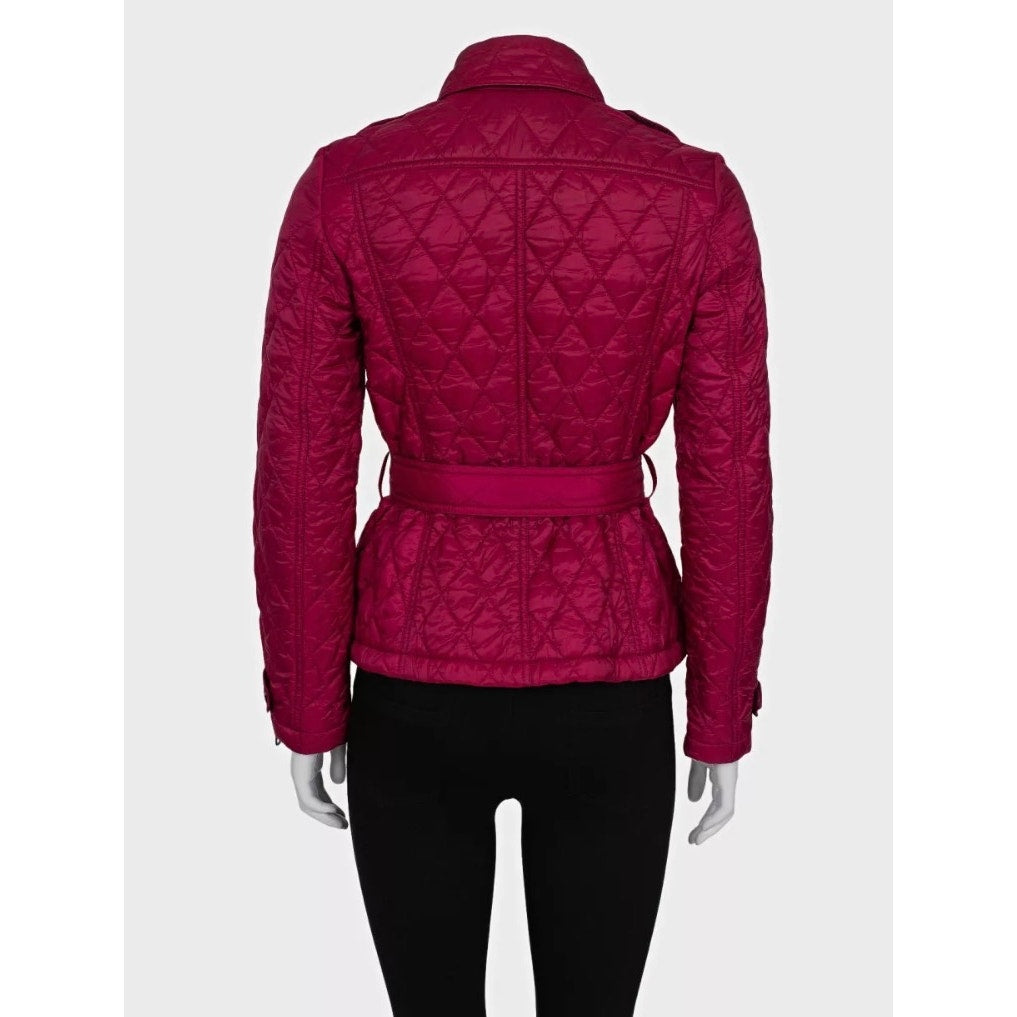 Burberry Brit Pink Fitted Jacket - Size XS  pre-owned