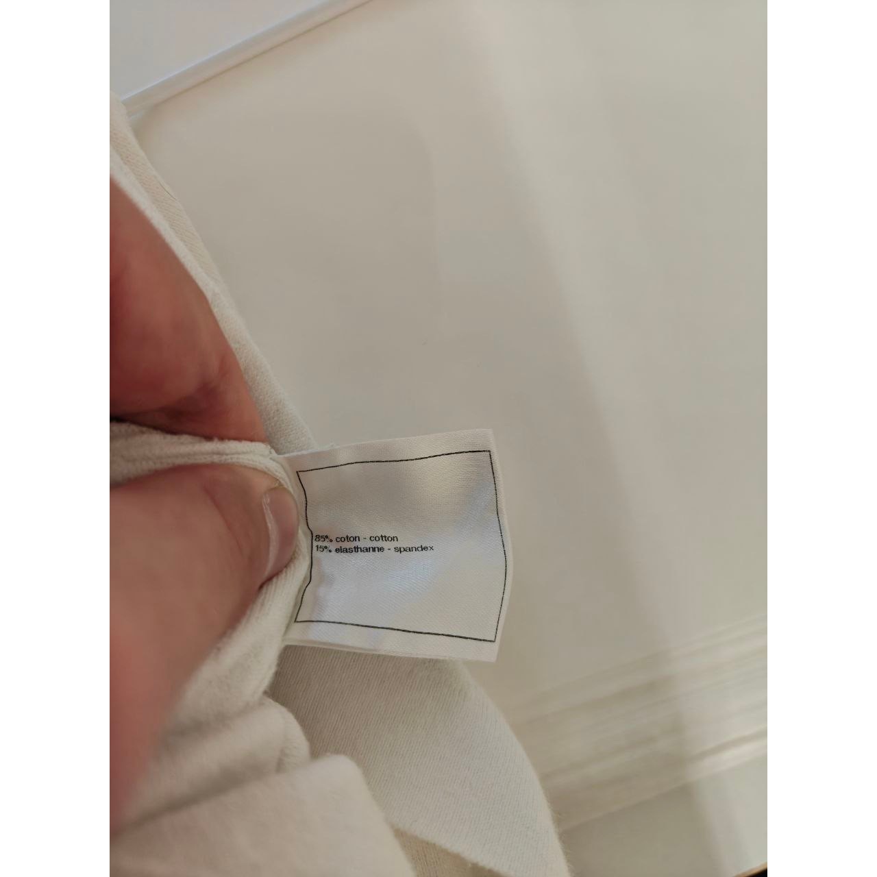 Chanel White Cotton Blend Dress Sz.36 Pre-owned