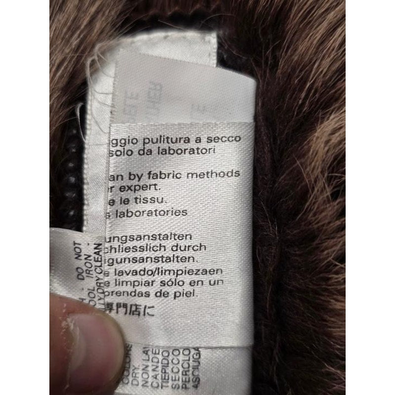 Max Mara Brown Shearling Sheepskin Coat - S Pre-owned