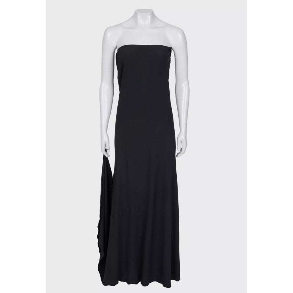 Christian Dior Black Long Train Dress - Size FR38 / M Pre-owned
