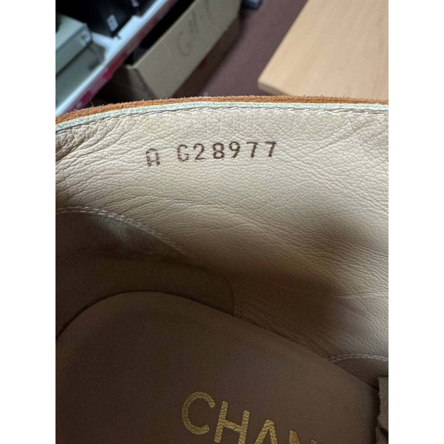 Chanel Brown Suede Lace-Up Ankle Boots - Size 39 Pre-owned