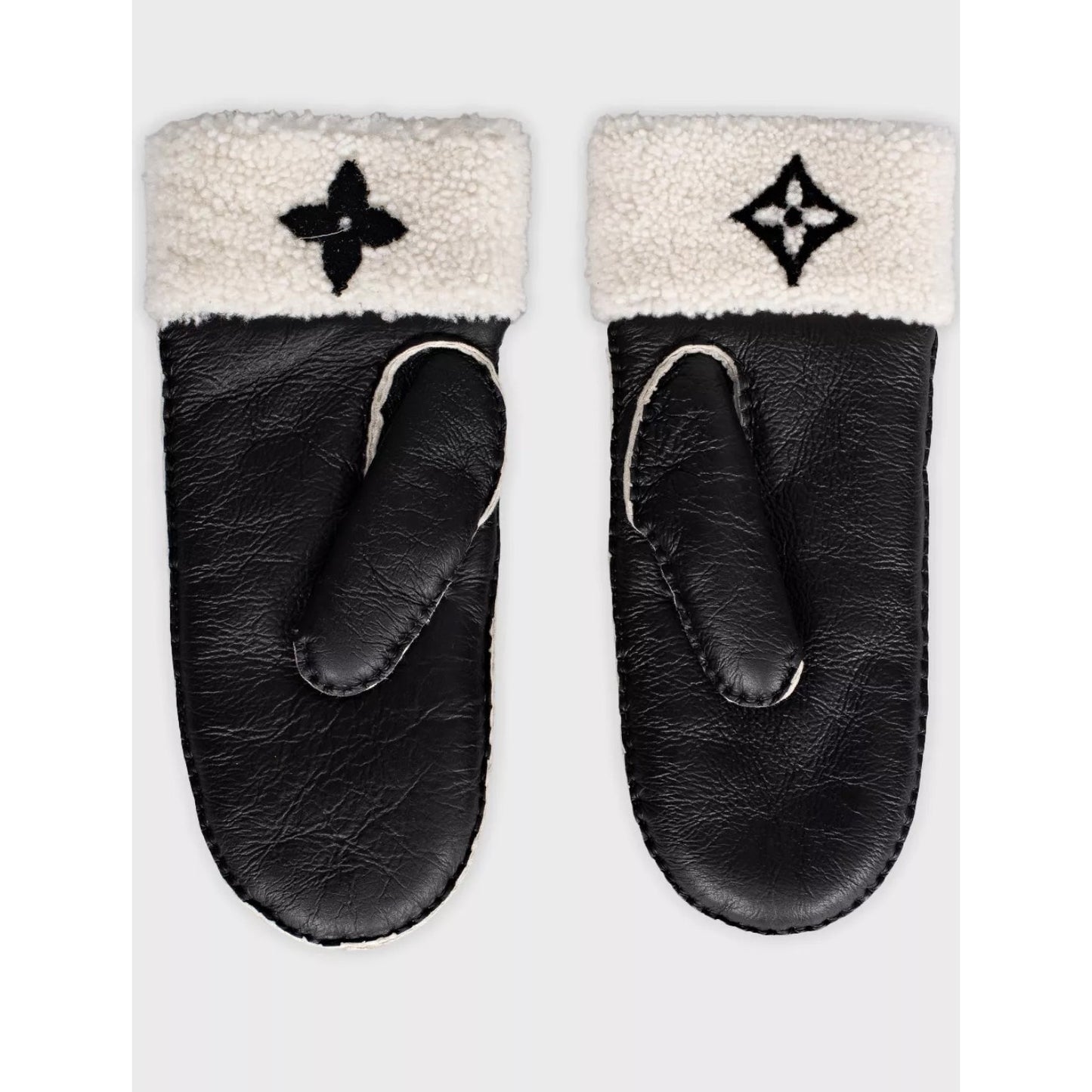 Louis Vuitton Lambskin Cap and Glove Set - Size M Pre-owned