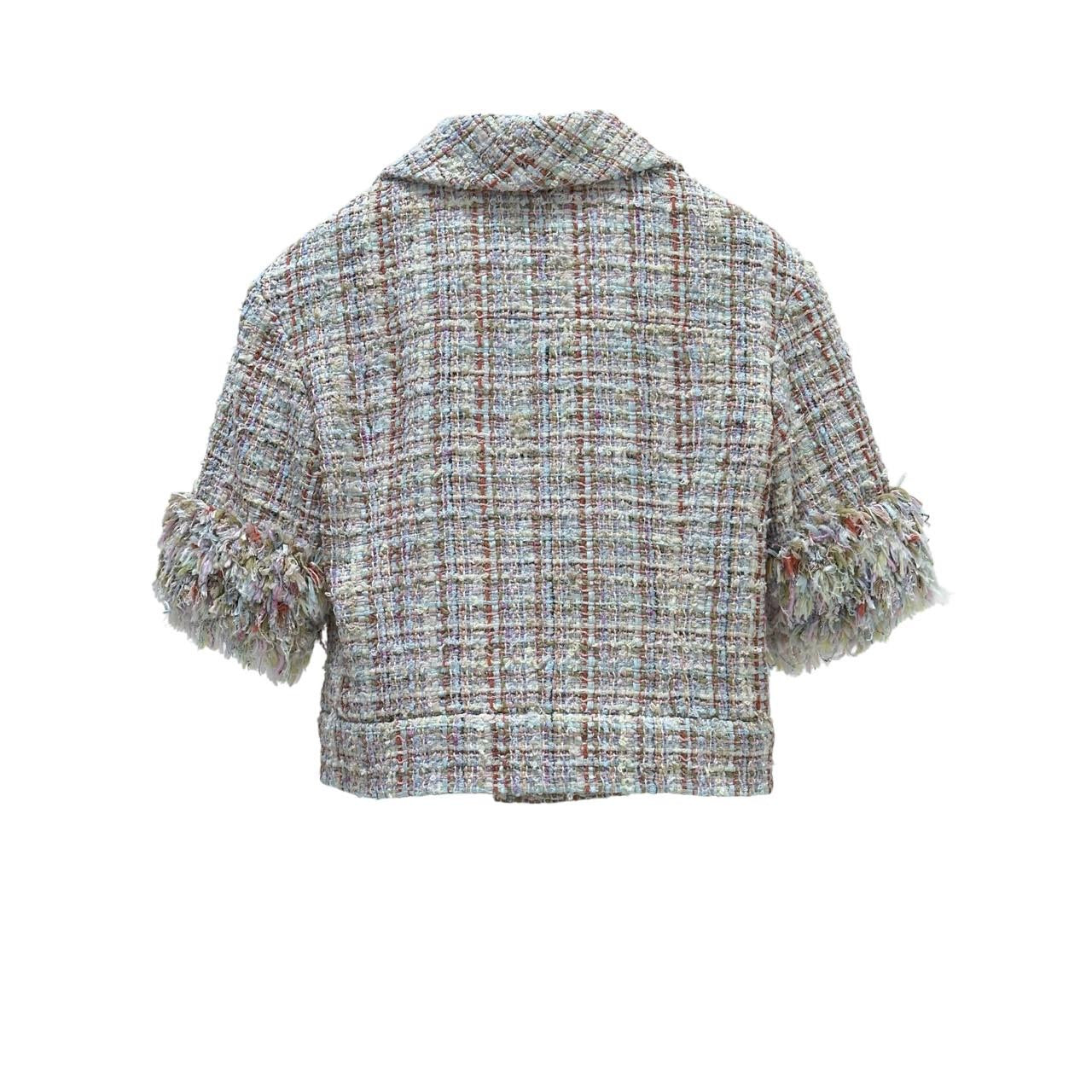 CHANEL Short Jacket Fantasy Tweed Paris Versailles sz.36 Pre-owned